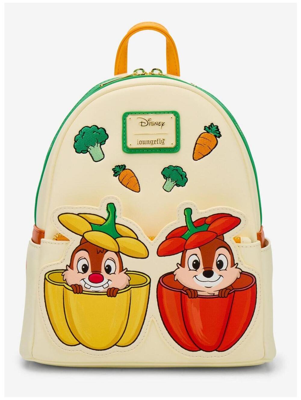 NWT Loungefly Disney Chip & Dale Veggies Mini Backpack BoxLunch Exclusive
